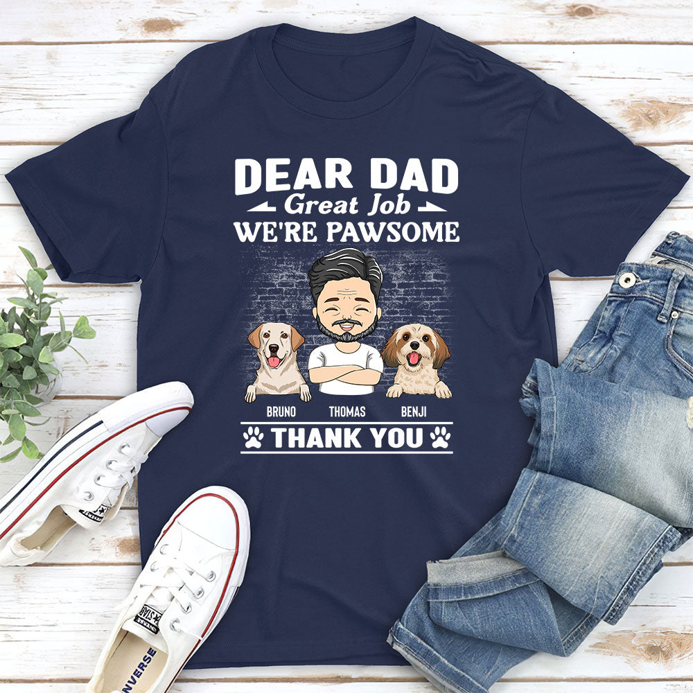 Pawsome - Personalized Custom Unisex 5.3 oz T-shirt for Pet Lovers