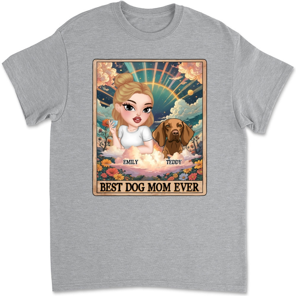 Tarot Dog Mom - Stylish Personalized Custom Unisex 5.3 oz T-shirt