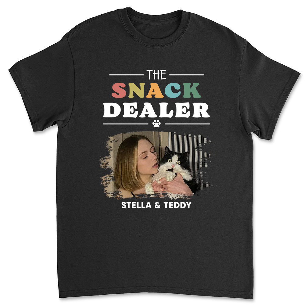 Personalized Custom Unisex Pets Snack Dealer Photo T-shirt - Ideal Gift for Pet Lovers
