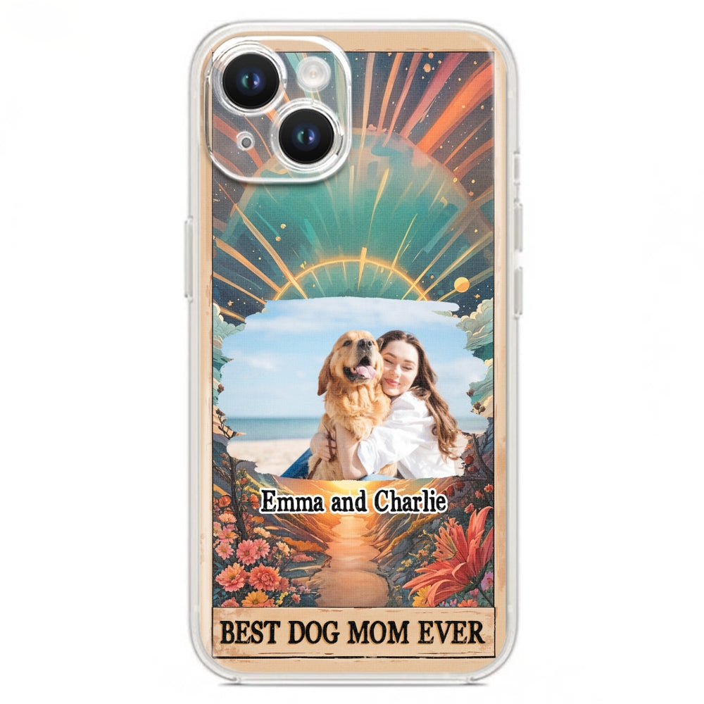 Personalized Custom Dog Mom Tarot Photo Smartphone Case - Ideal Gift for Dog Lovers