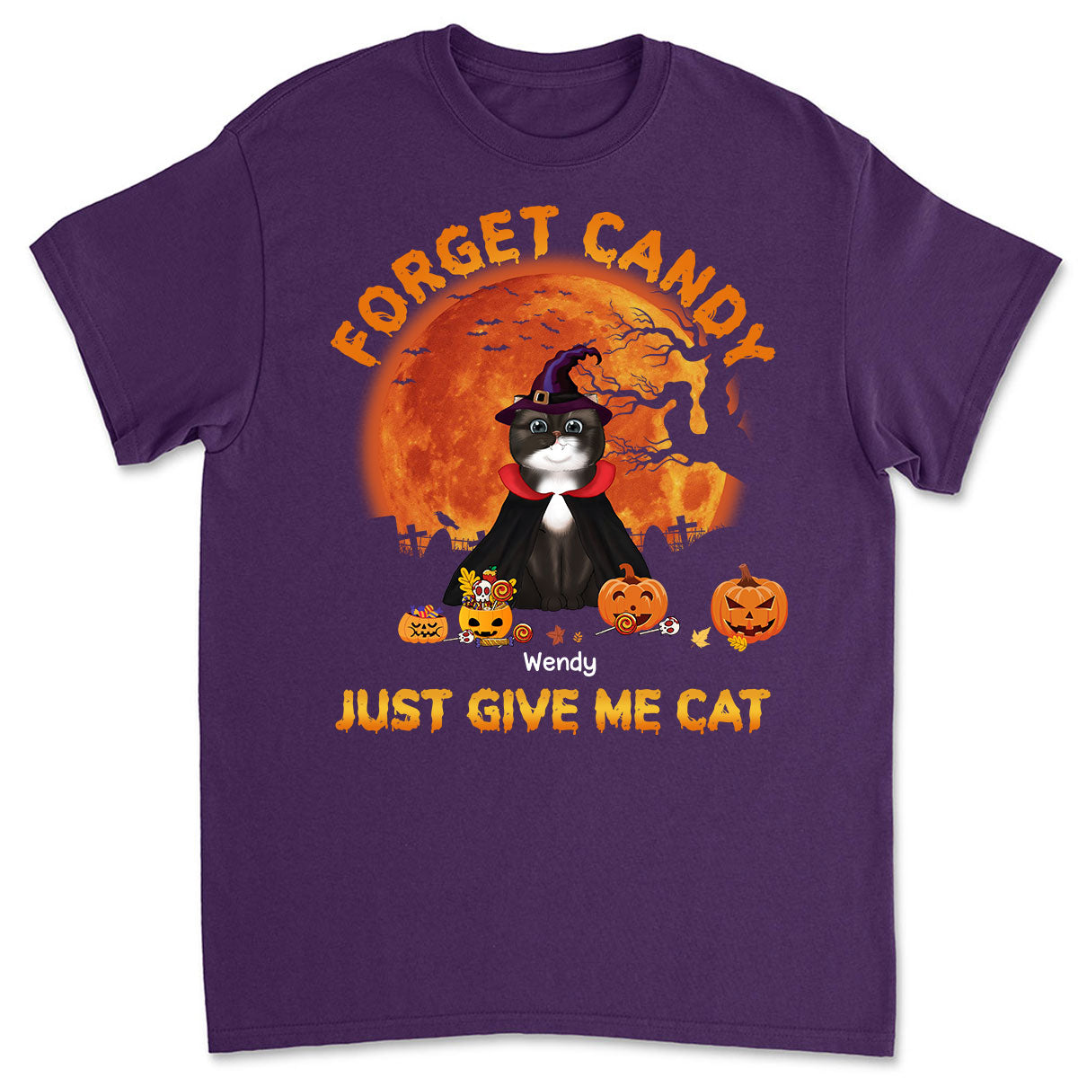 Give Me Cats - Stunning Personalized Custom Unisex 5.3 oz T-shirt for Pet Lovers