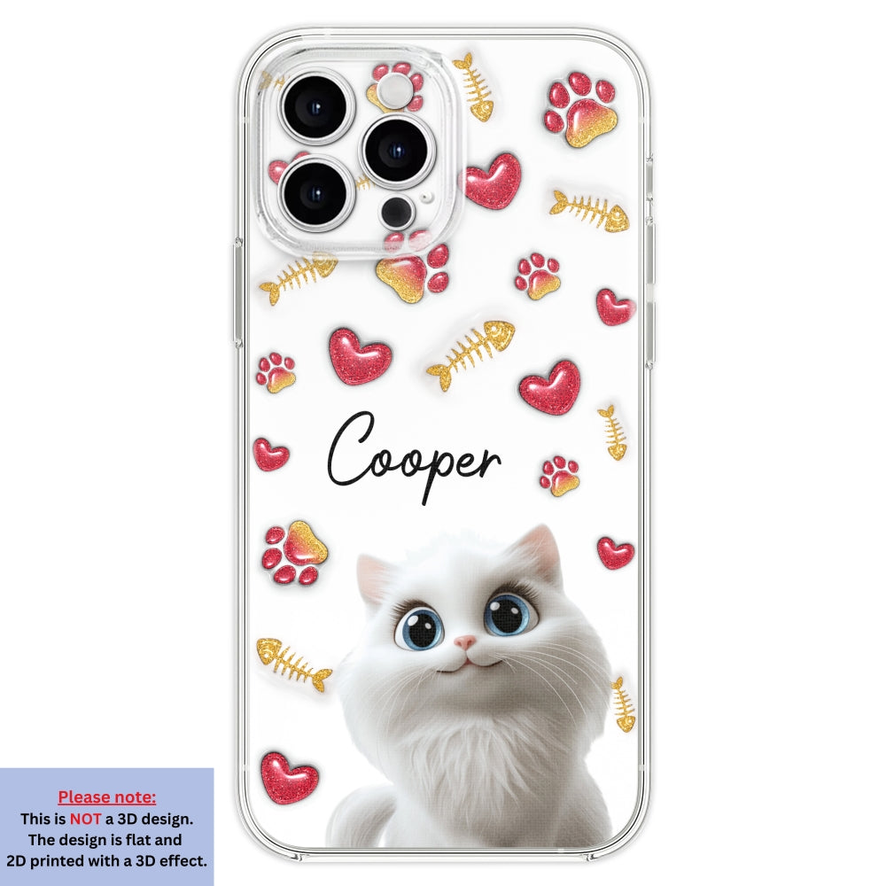 My Adorable Baby Cats - Customizable 3D Inflated Effect Personalized Phone Case for All Smartphones