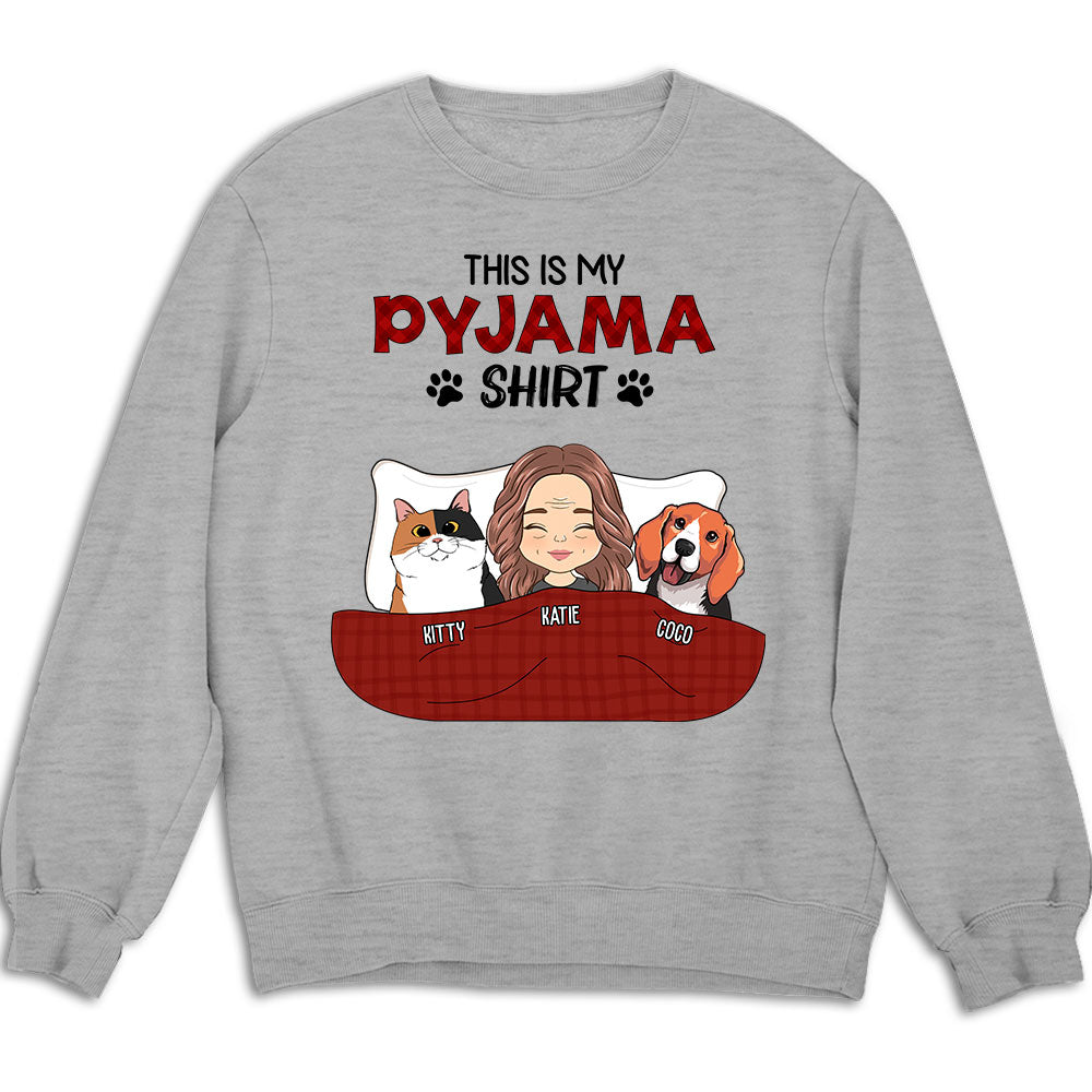 Customizable Personalized Pet Pyjama Sweatshirt for Unisex - 8.0 oz