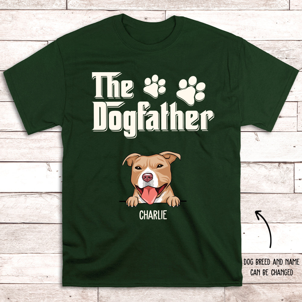 The Dogfather - Exclusive Personalized Custom Premium Men's T-shirt