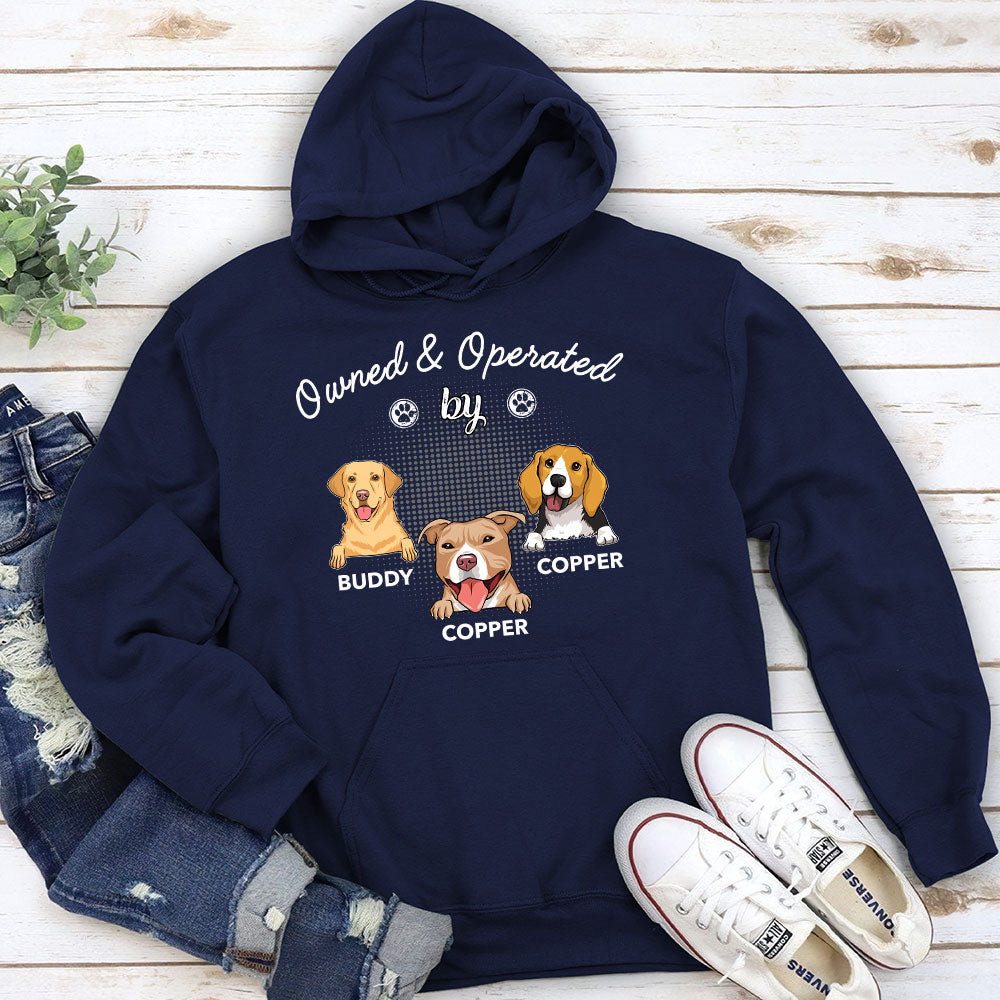 Dog - Operated Personalized Custom Unisex 8.0 oz Hoodie - Ideal Gift for Pet Lovers