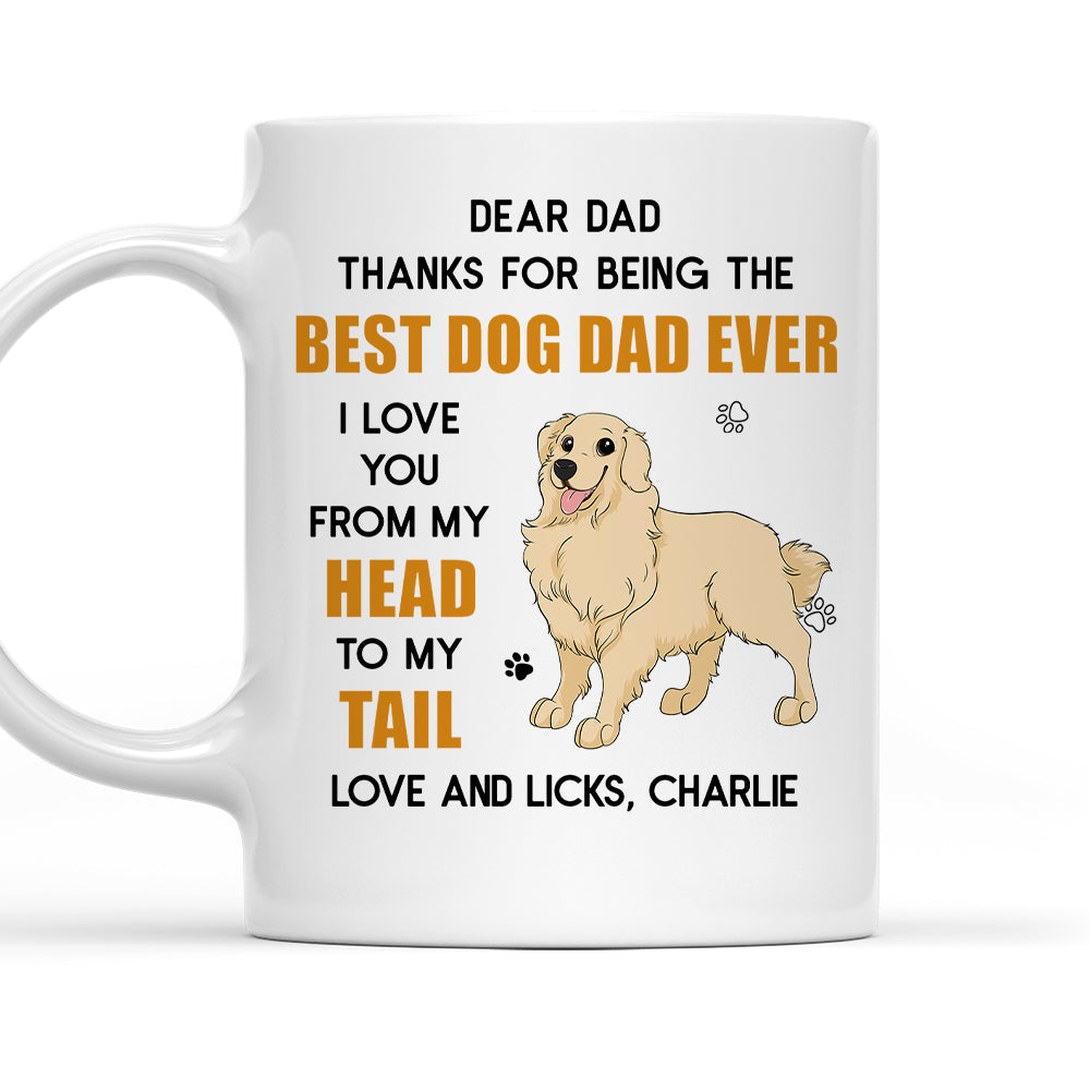 Head To Tail - Exclusive Personalized Custom Coffee Mug for Pet Lovers