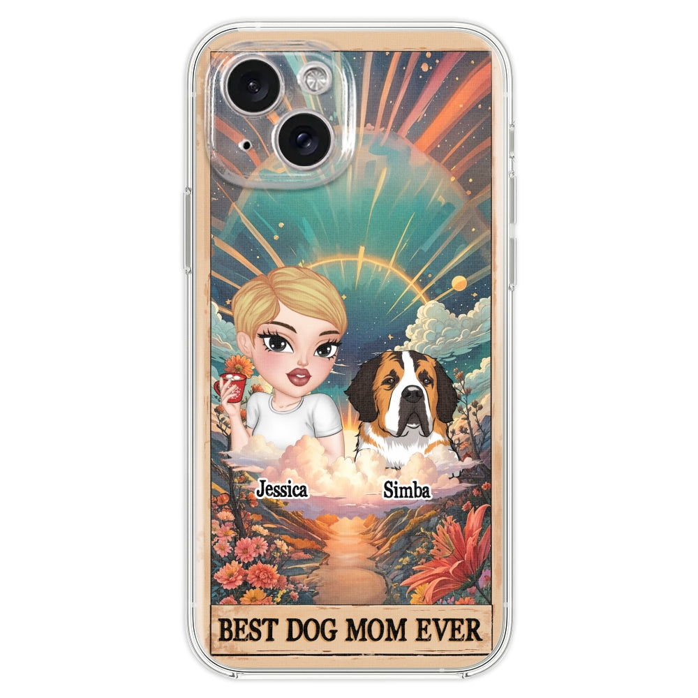 Customizable Dog Mom Tarot Personalized Phone Case - Ideal Gift for Canine - Loving Moms