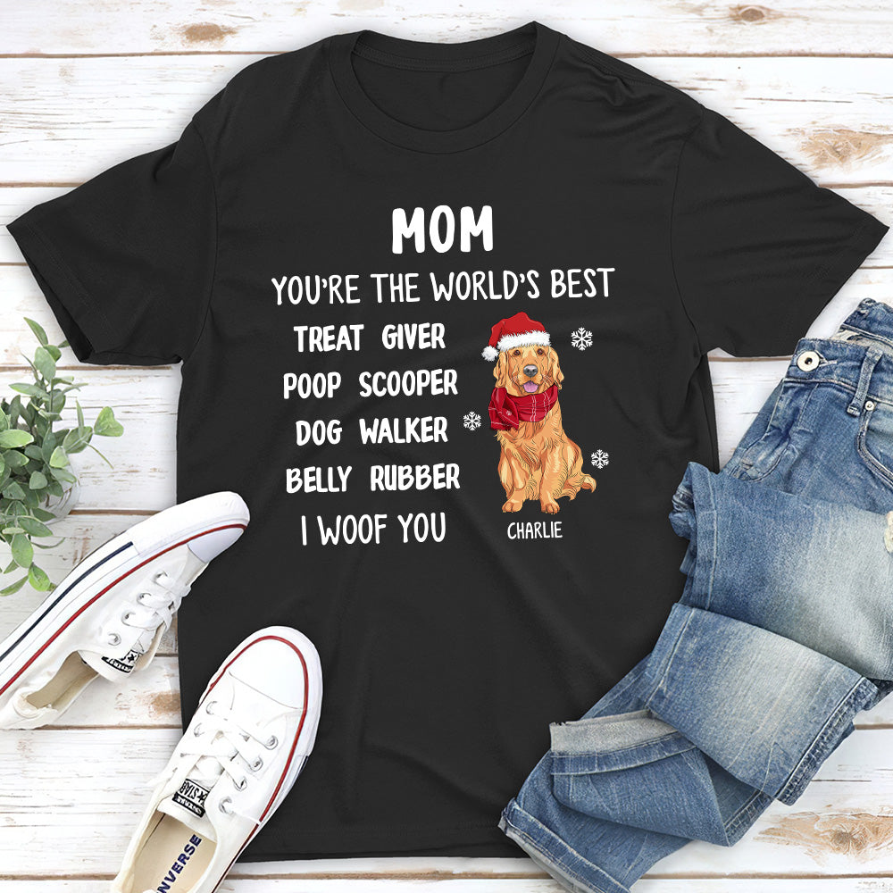Belly Rubber - Personalized Custom Unisex 5.3 oz T-shirt for Pet Lovers