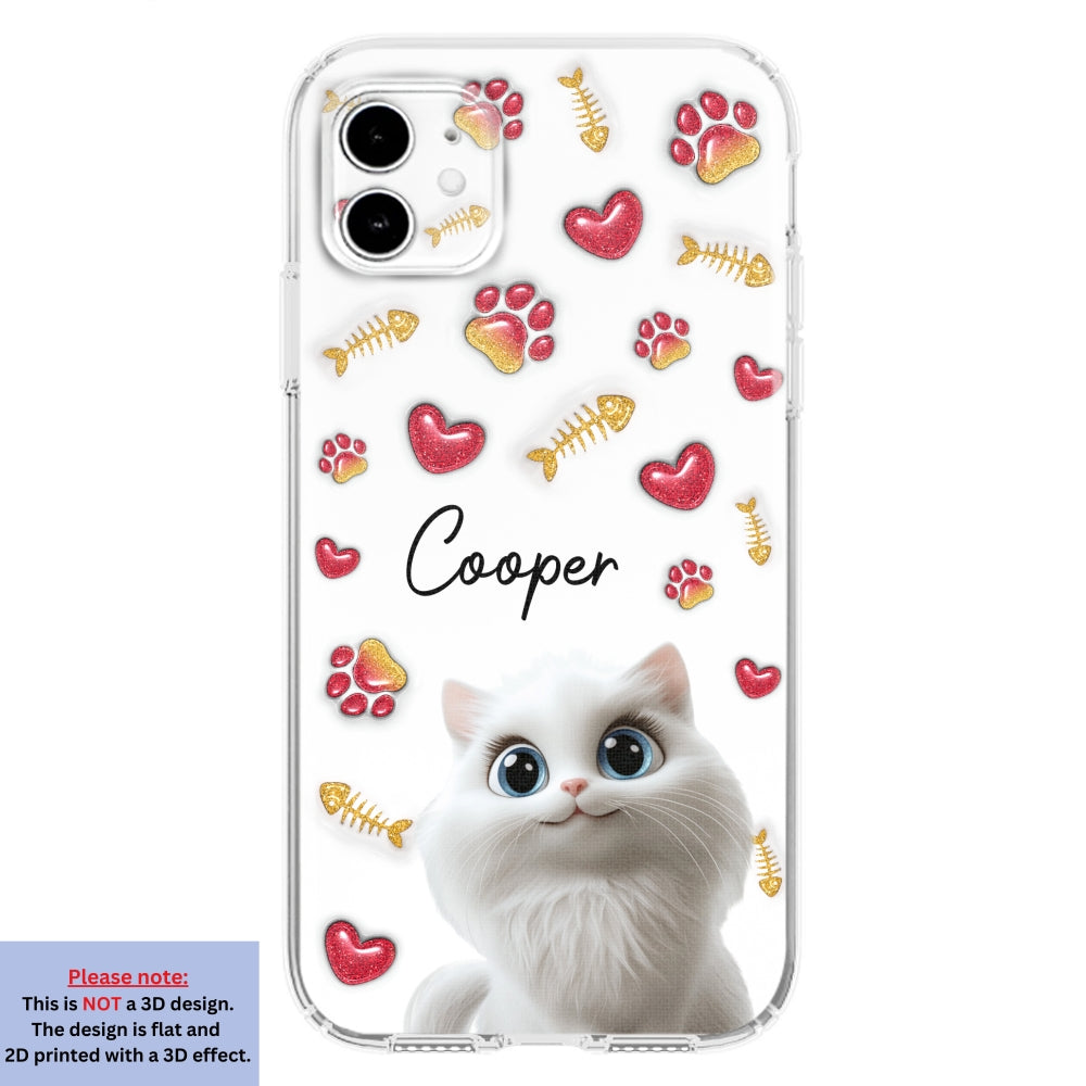 My Adorable Baby Cats - Customizable 3D Inflated Effect Personalized Phone Case for All Smartphones