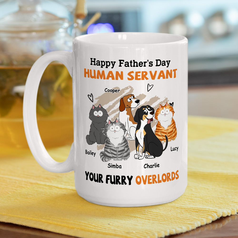 My Servant - Exquisite Personalized Custom Coffee Mug for Pet Lovers