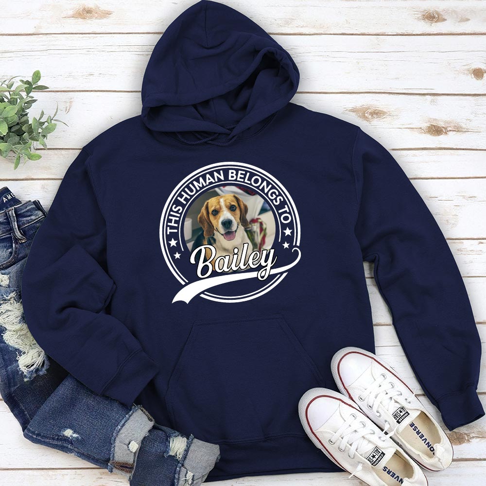 Personalized Custom Human & Pet Photo Hoodie - Ideal Gift for Pet Lovers