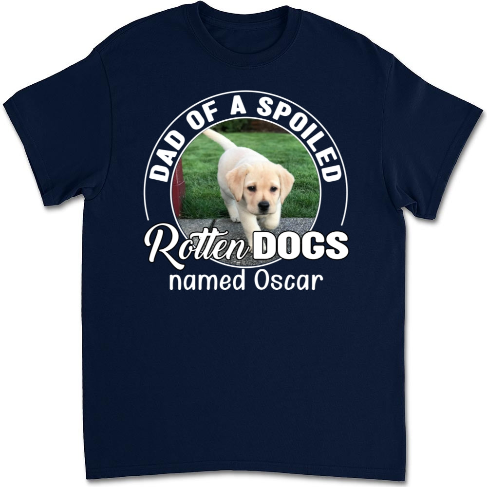 Spoiled Rotten Dog Chibi Cartoon Personalized Custom Unisex 5.3 oz T-shirt - Ideal Gift for Pet Lovers