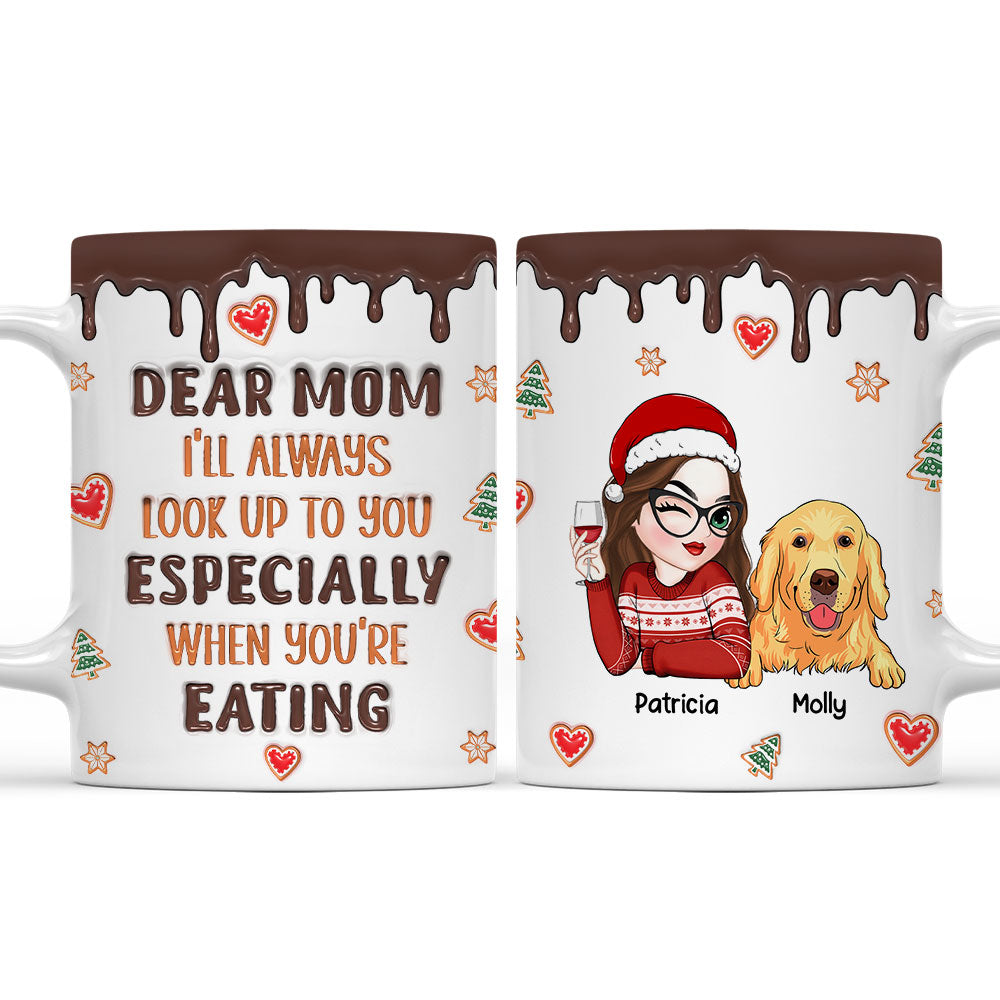 Personalized Custom 3D Inflated Effect Ceramic Mug - Ideal for All Beverages