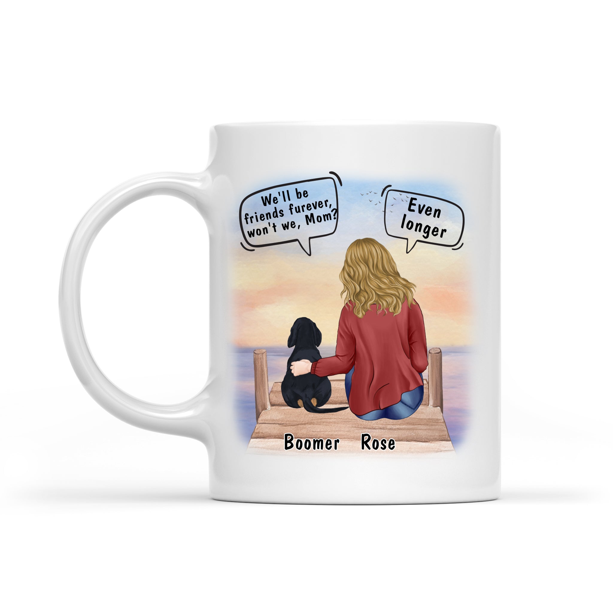 Friend Forever - Exquisite Personalized Custom Coffee Mug for Pet Lovers