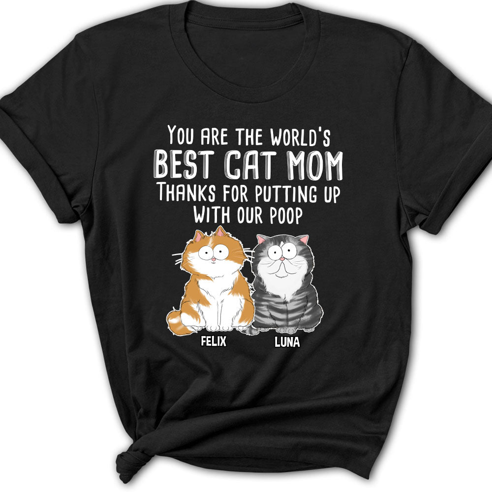 Putting Up With Us - Customizable Personalized Women's T-shirt for Pet Lovers