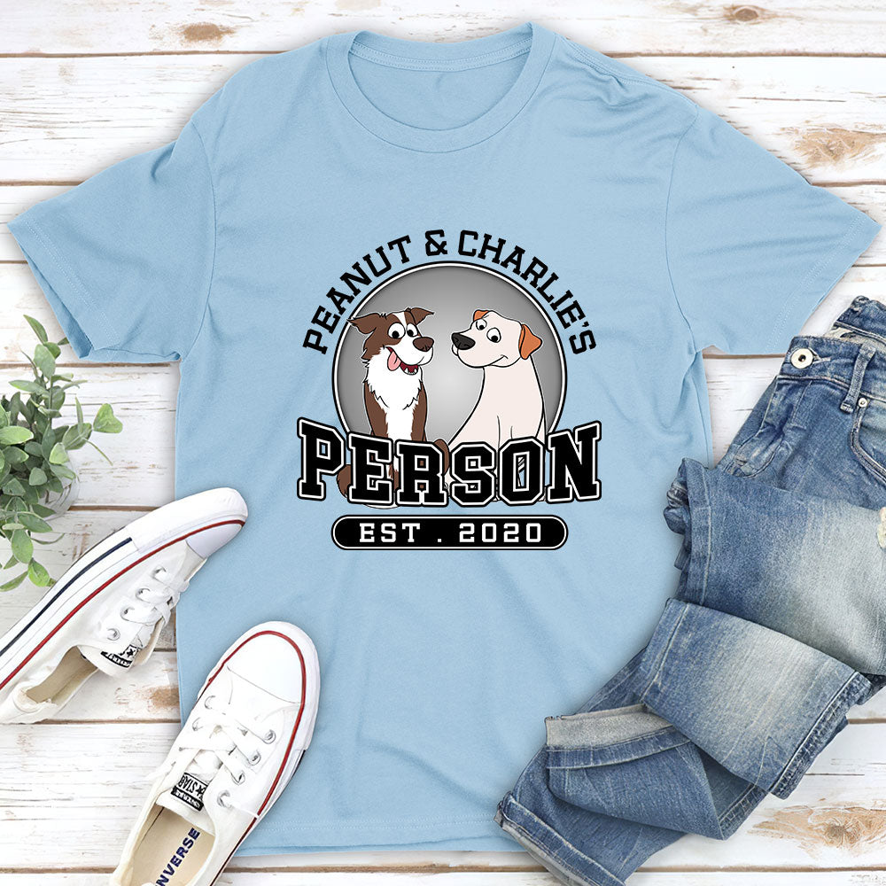 Customizable Unisex Dog Lover Personalized T-shirt - Ideal Gift for Pet Enthusiasts