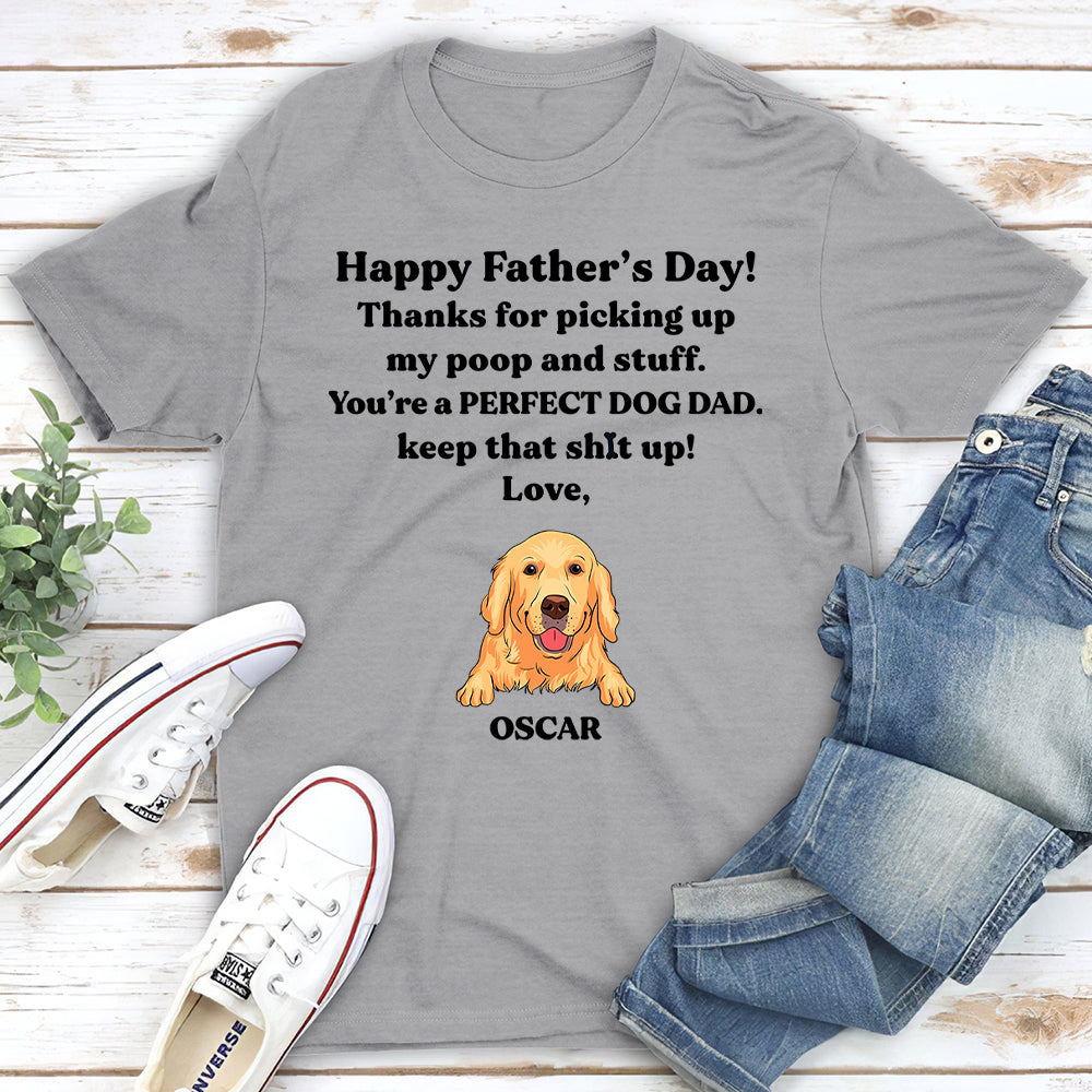 Keep It Up - Personalized Custom Unisex Heavy Cotton T-shirt for Pet Lovers