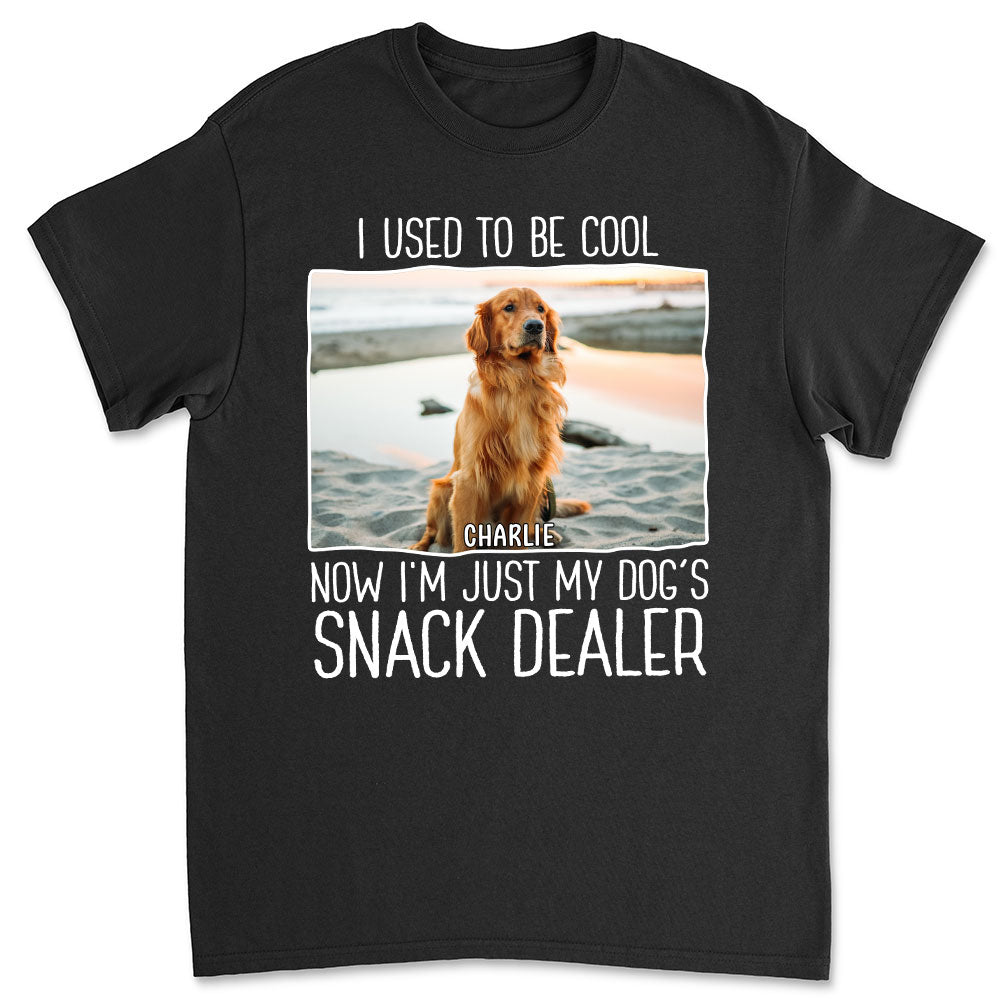 Just A Snack Dealer 2 Photo - Personalized Custom Unisex 5.3 oz T-shirt for Pet Lovers