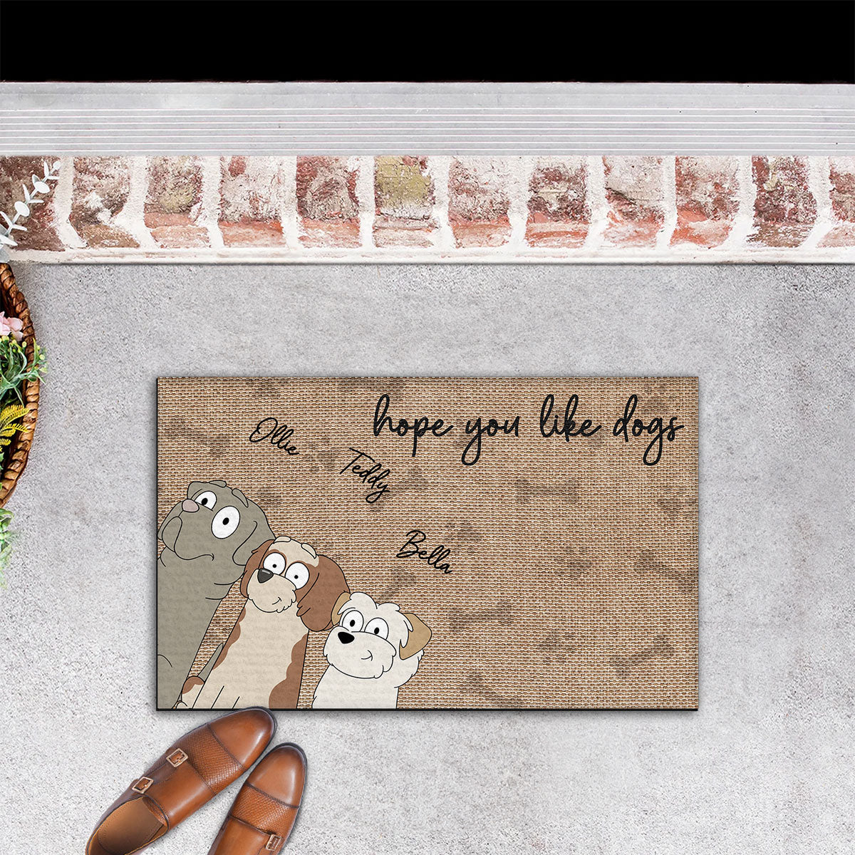 Hope You Like Dog - Personalized Custom Doormat with High - Quality Printing and Multiple Sizes