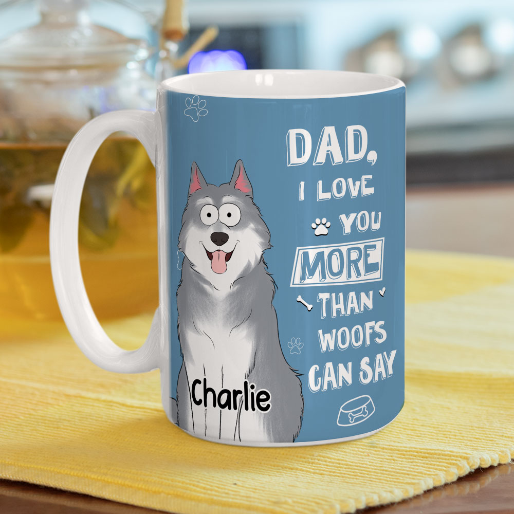 Than Woofs Can Say - Personalized Custom 11oz & 15oz Coffee Mug