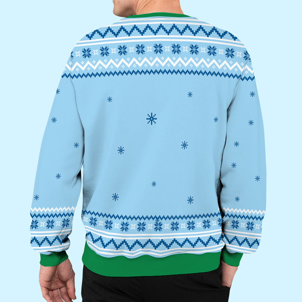 Cat Parents Blue - Exclusive Personalized Custom All-Over-Print Unisex Sweatshirt