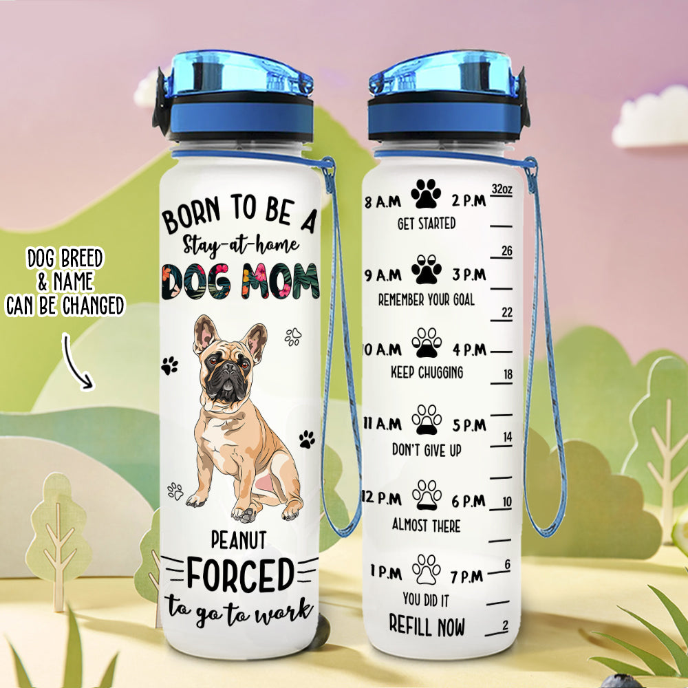 Personalized Custom Time - Marked Water Tracker Bottle for Those Forced To Go To Work