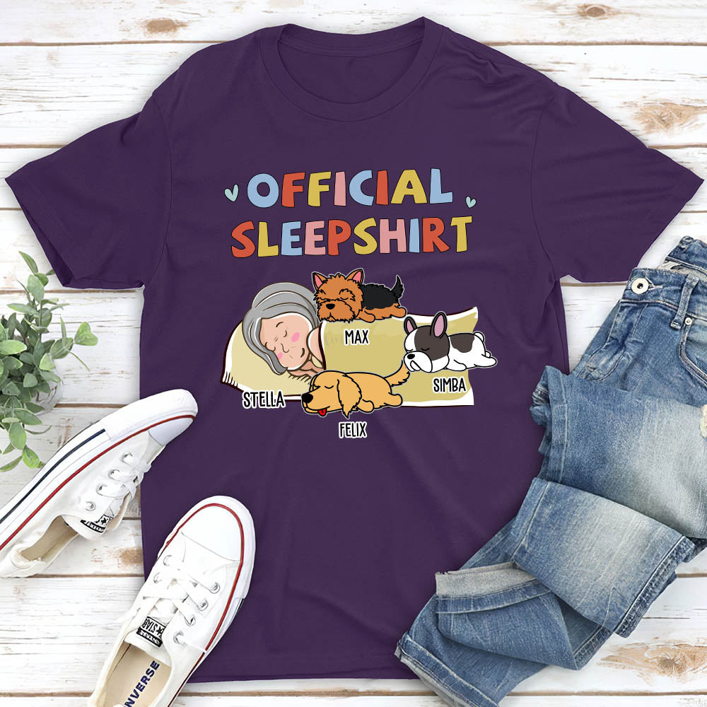 Sleeping Dog Sleepshirt Version 2 - Personalized Custom Premium Men's 4.2 oz T-shirt