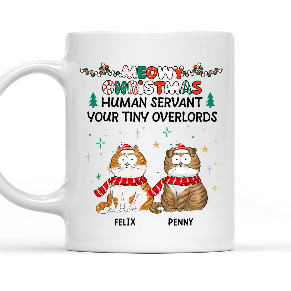 Meowy Christmas - Exclusive Personalized Custom Coffee Mug for Pet Lovers