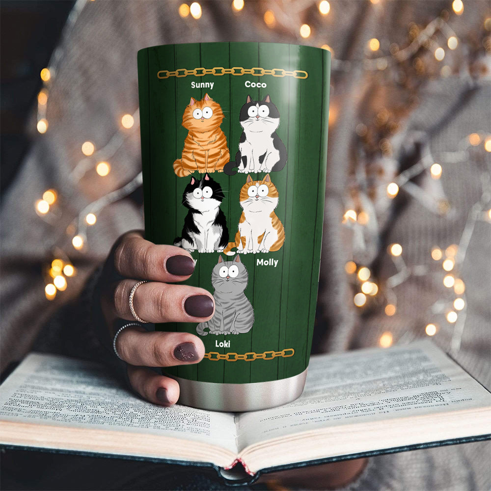 Best Cat Dad Ever - Personalized Custom 20oz Stainless Steel Tumbler with Thousands of Cool Designs