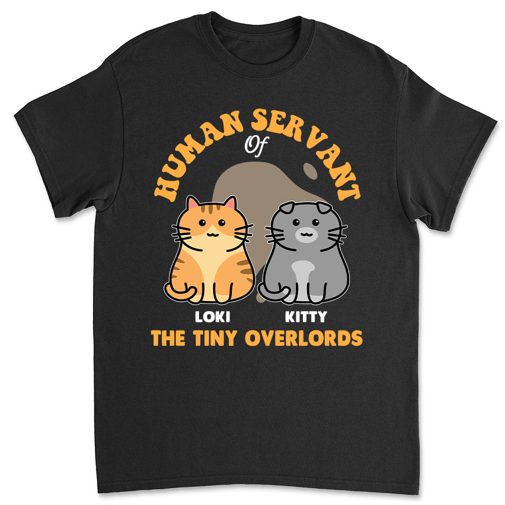 Servant Of Cute Overlords - Personalized Custom Unisex 5.3 oz T-shirt for Pet Lovers