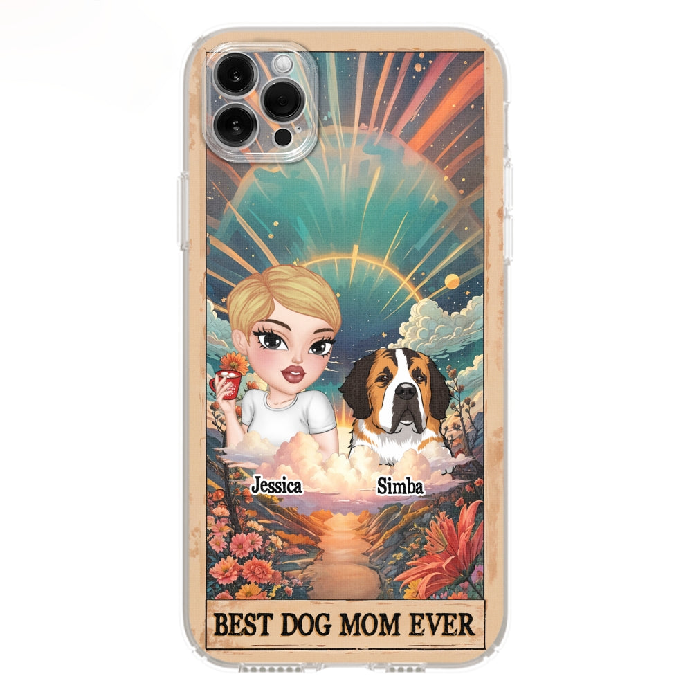 Customizable Dog Mom Tarot Personalized Phone Case - Ideal Gift for Canine - Loving Moms