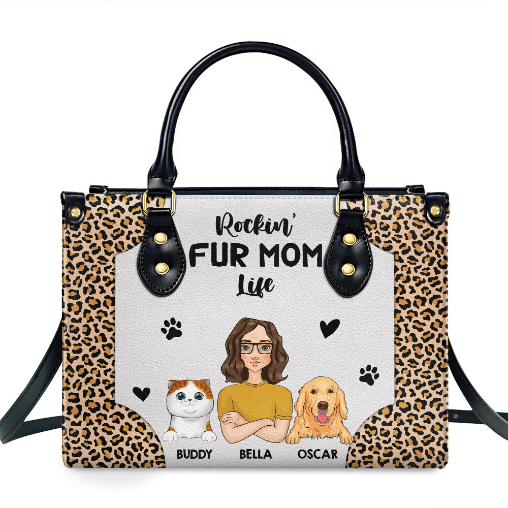 Dog Mom's Dream - Personalized Custom Leather Handbag for a Better Life