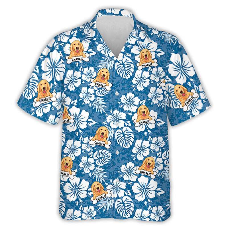 Unique Dog Pattern - Personalized Custom Hawaiian Shirt for Pet Lovers