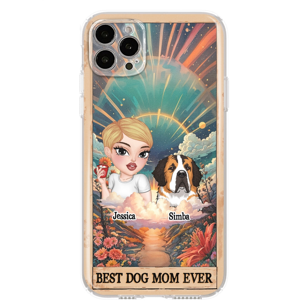 Customizable Dog Mom Tarot Personalized Phone Case - Ideal Gift for Canine - Loving Moms