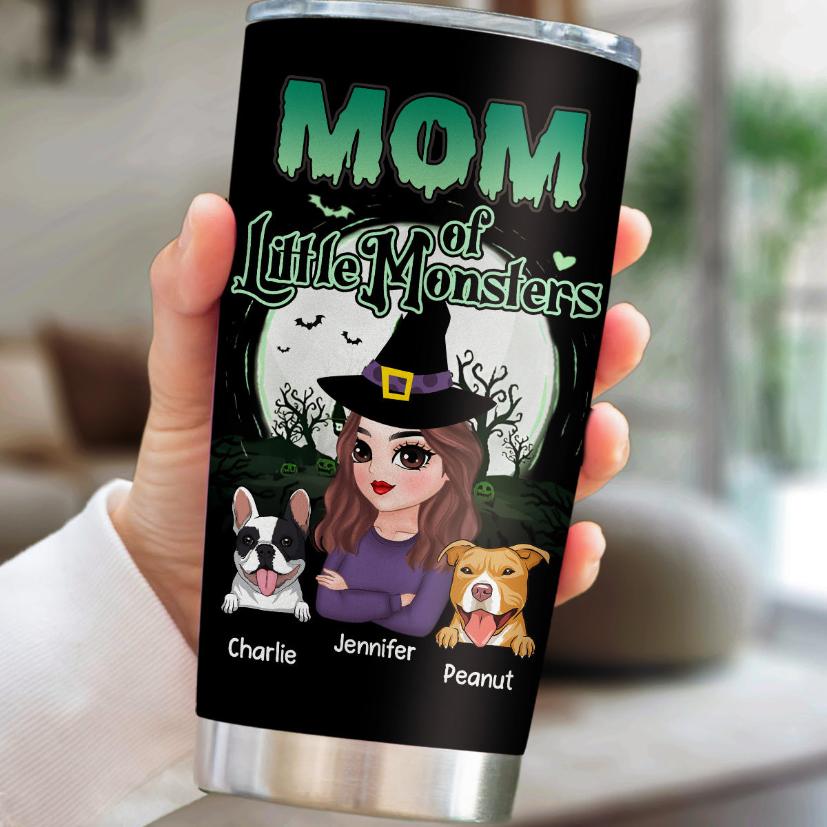 Personalized Mom Of Little Monsters Custom 20oz Tumbler with Thousands of Cool Designs