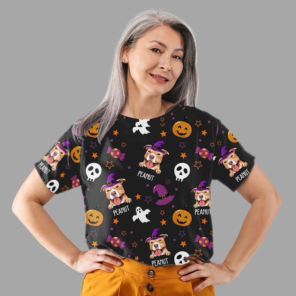 Unique Pattern Dog Personalized Custom All-over-print Comfortable T-shirt