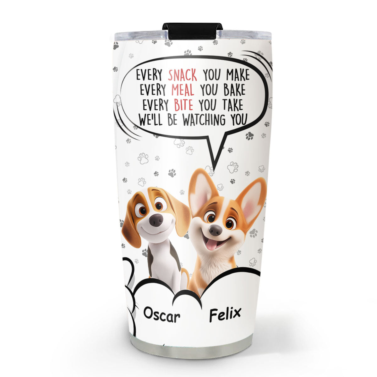I Am Watching You - Customizable Personalized 20oz Stainless Steel Tumbler for Every Occasion