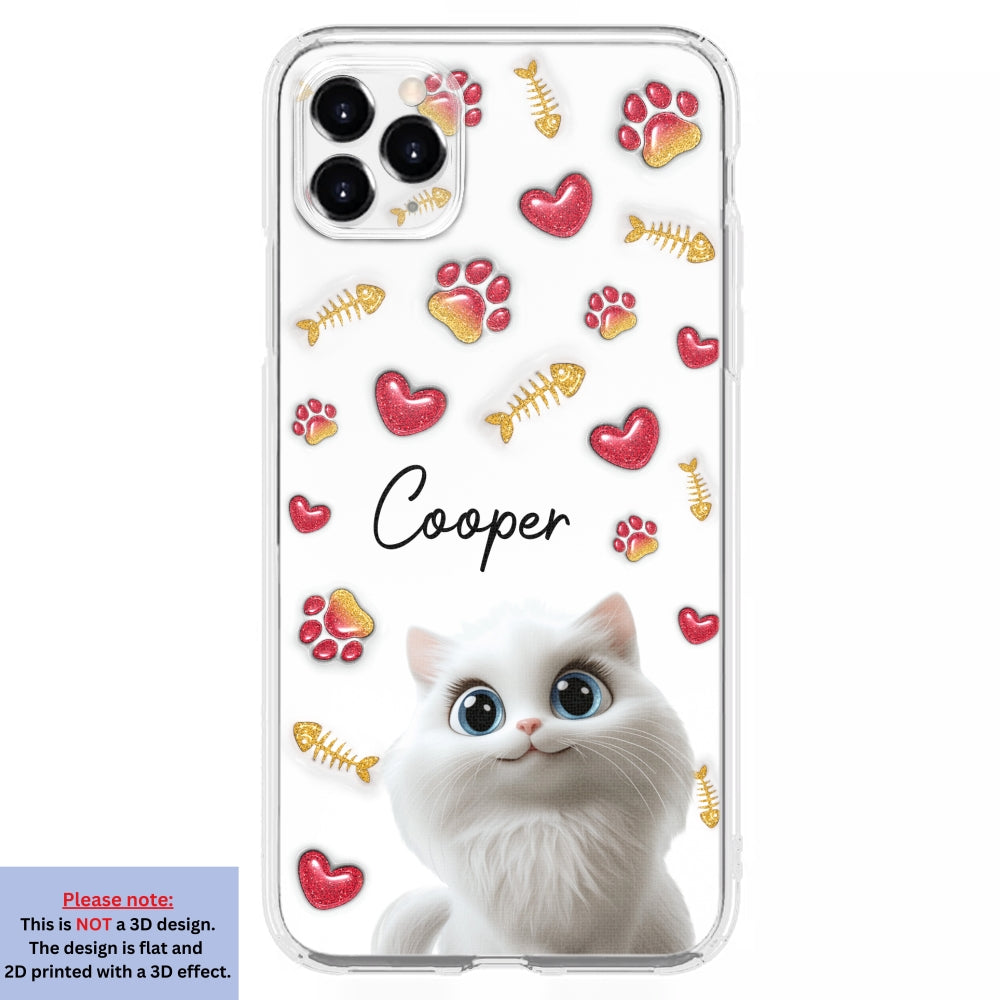 My Adorable Baby Cats - Customizable 3D Inflated Effect Personalized Phone Case for All Smartphones