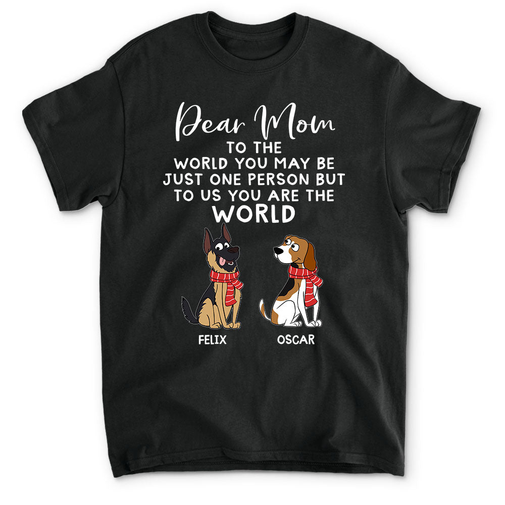 One Person - Personalized Custom Unisex 5.3 oz T-Shirt for Pet Lovers