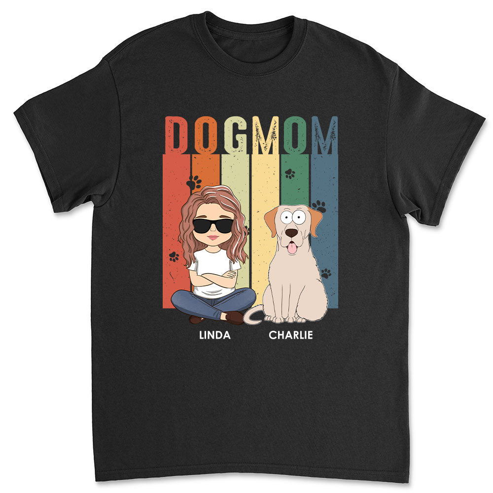 Super Dog Mom - Exclusive Personalized Custom Unisex T-shirt for Pet Lovers