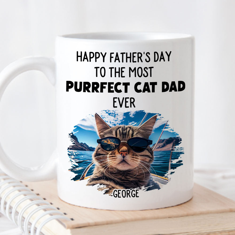 The Most Purrfect - Customizable Personalized Coffee Mug for Pet Lovers