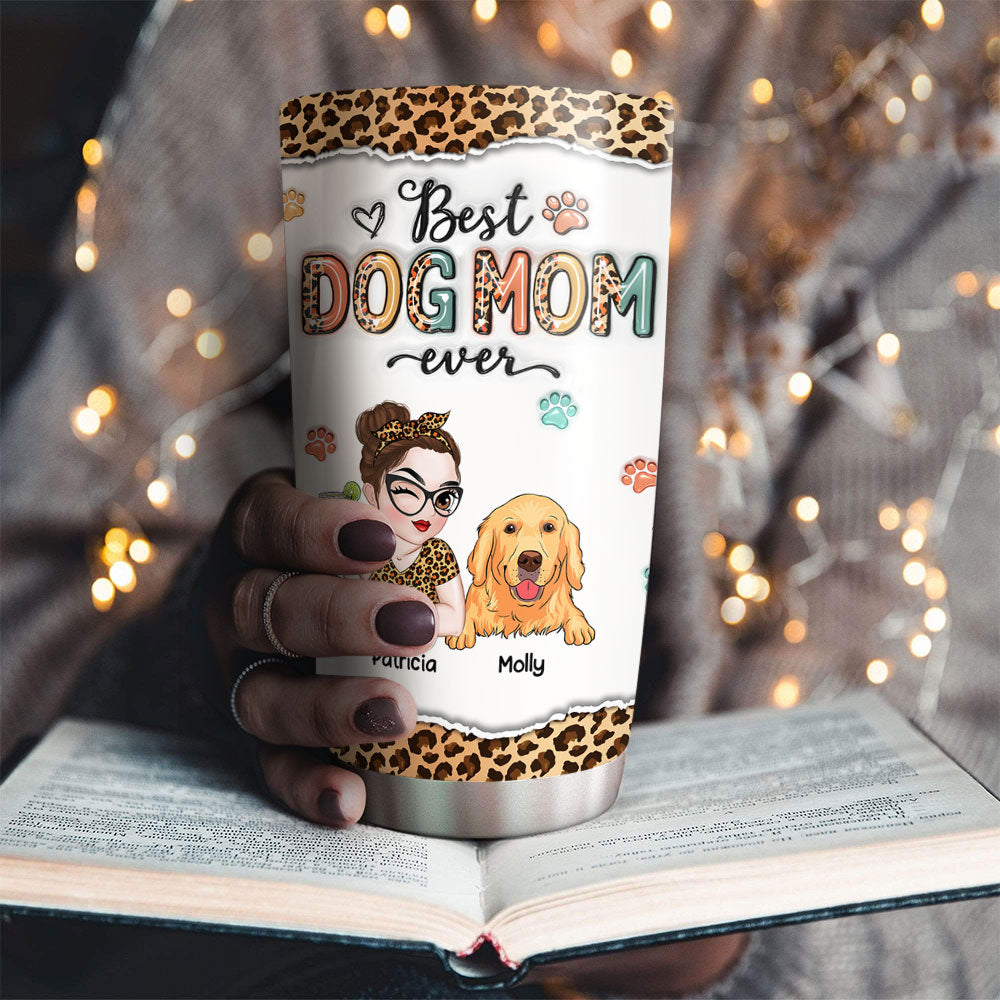 Best Mom Ever And Ever - Personalized Custom 3D Inflated Effect 20oz Stainless Steel Tumbler with Thousands of Cool Designs