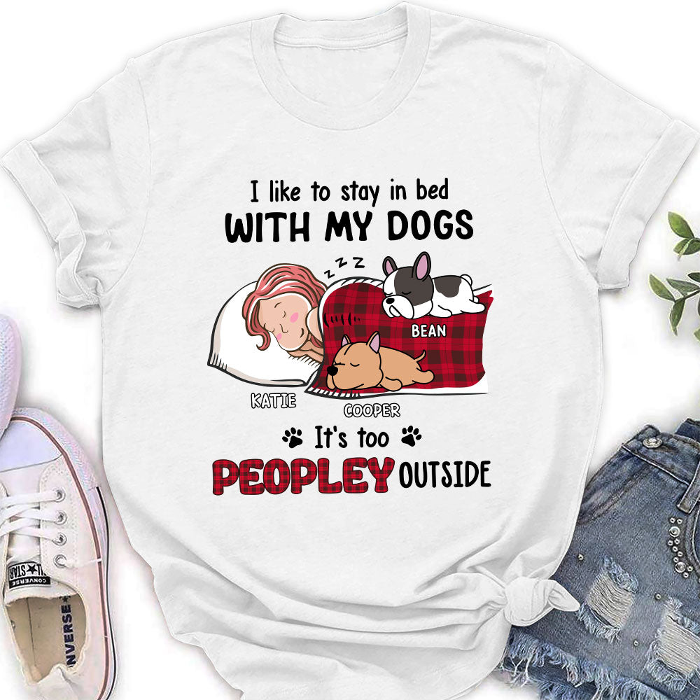 Cozy Bed - Personalized Custom Women's T-shirt for Pet Lovers