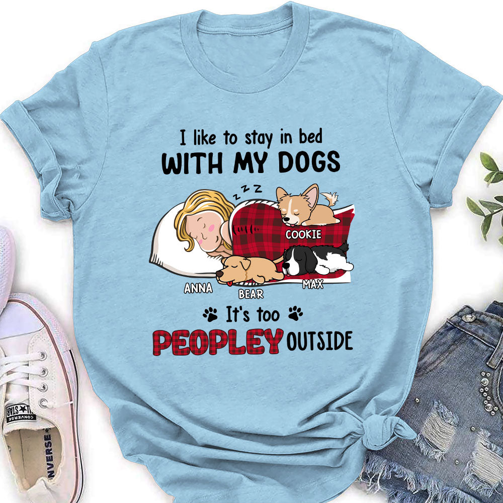 Cozy Bed - Personalized Custom Women's T-shirt for Pet Lovers