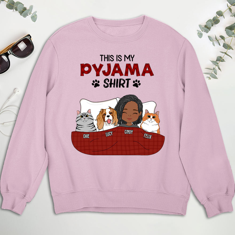 Customizable Personalized Pet Pyjama Sweatshirt for Unisex - 8.0 oz