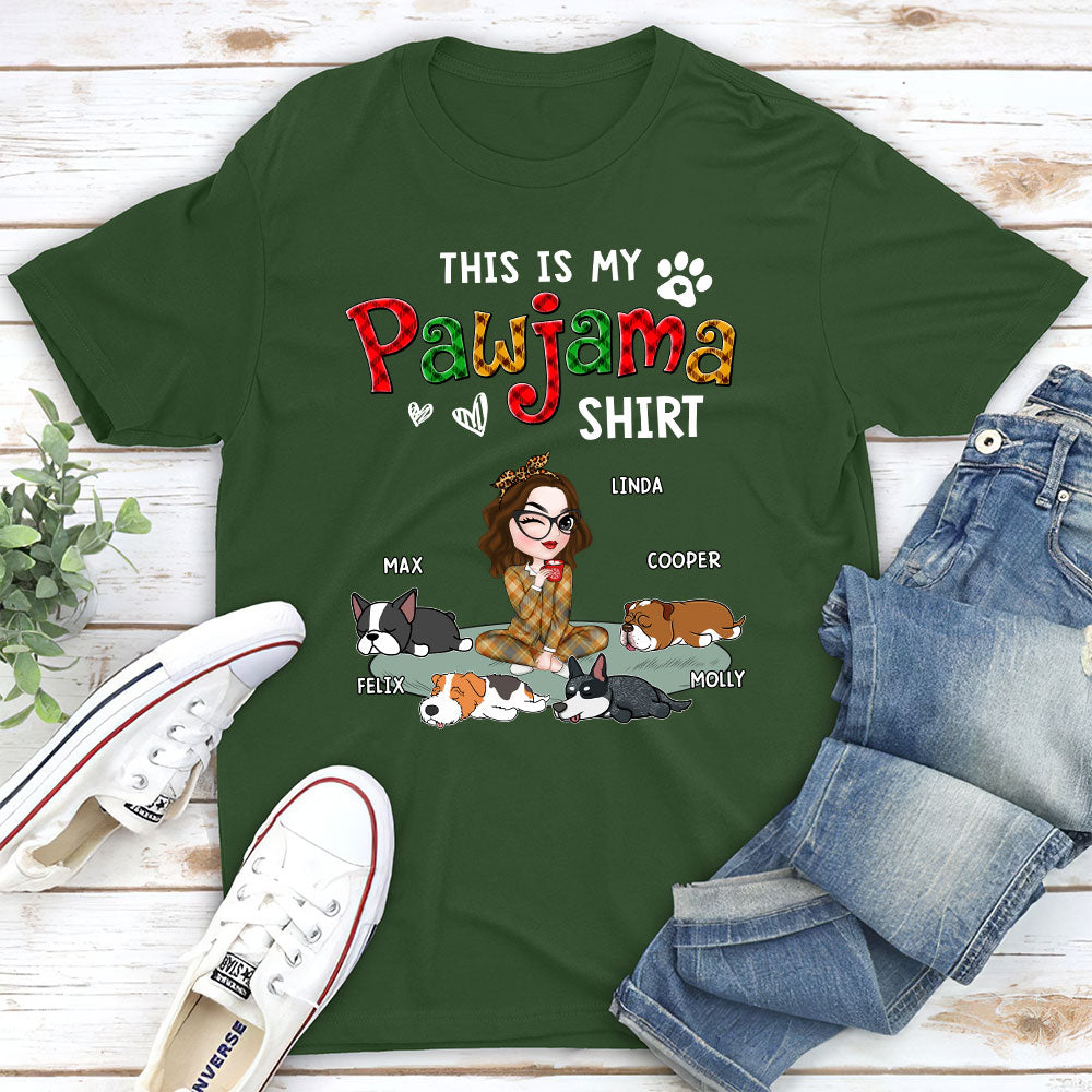Pawjama Shirt Version 3 - Premium Personalized Custom Unisex 5.3 oz T-Shirt