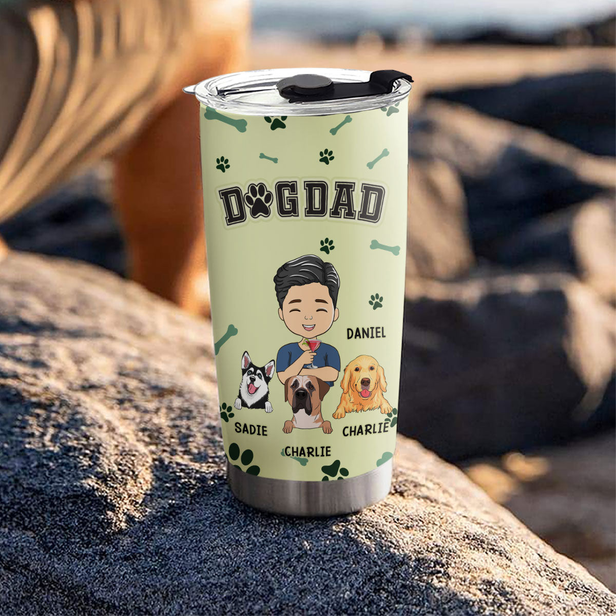 Pawdre - Customizable Personalized 20oz Stainless Steel Tumbler