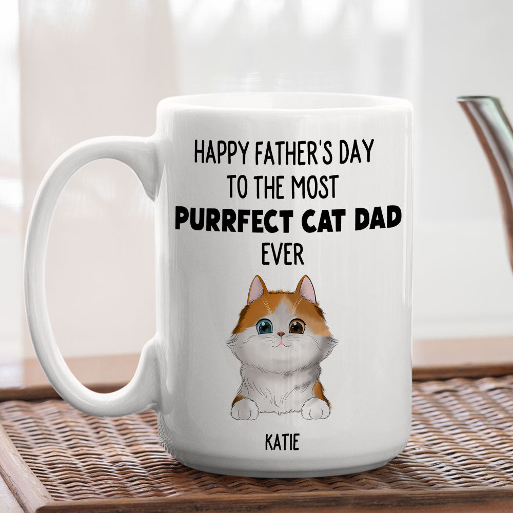 The Most Purrfect - Customizable Personalized Coffee Mug for Pet Lovers
