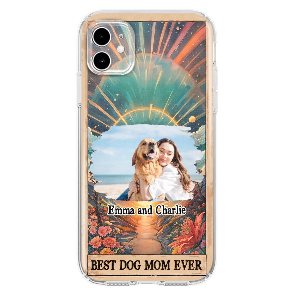 Personalized Custom Dog Mom Tarot Photo Smartphone Case - Ideal Gift for Dog Lovers