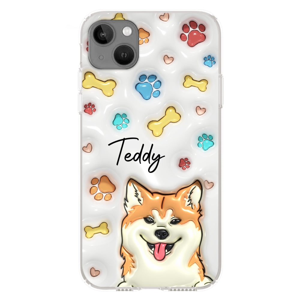 My Adorable Fur Baby - Personalized Custom 3D Inflated Effect Premium Phone Case for Smartphones